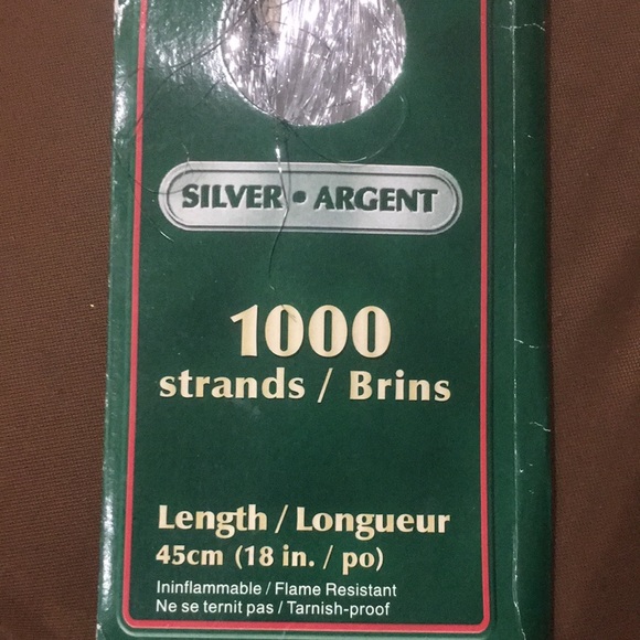 NWT🔥 3 Pack Damson Decor Silver Icicles 1000 Strands - Picture 5 of 5